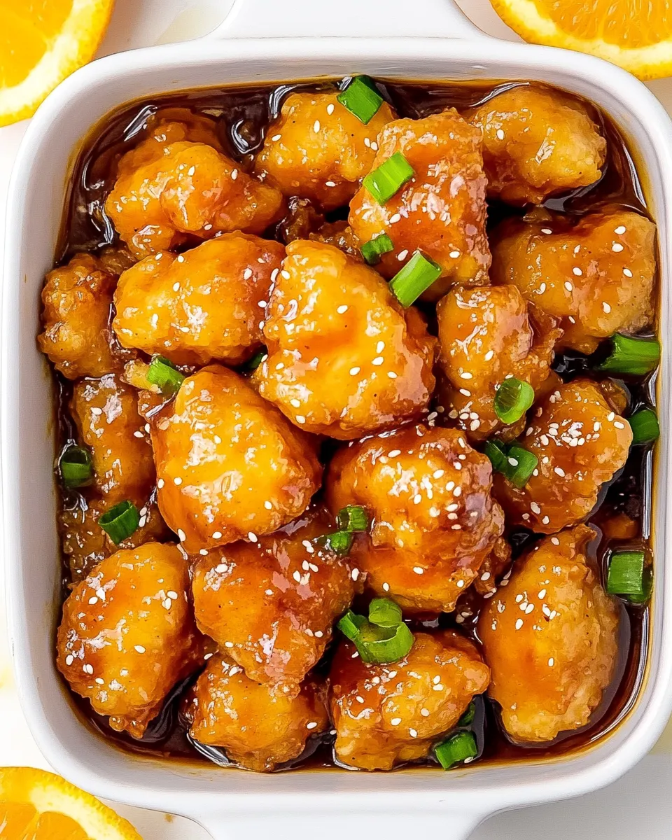 Homemade Baked Orange Chicken photo