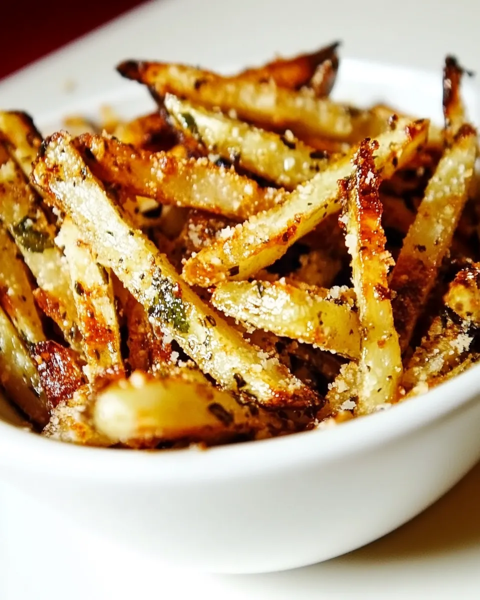 Easy Baked Parmesan Basil Fries recipe photo