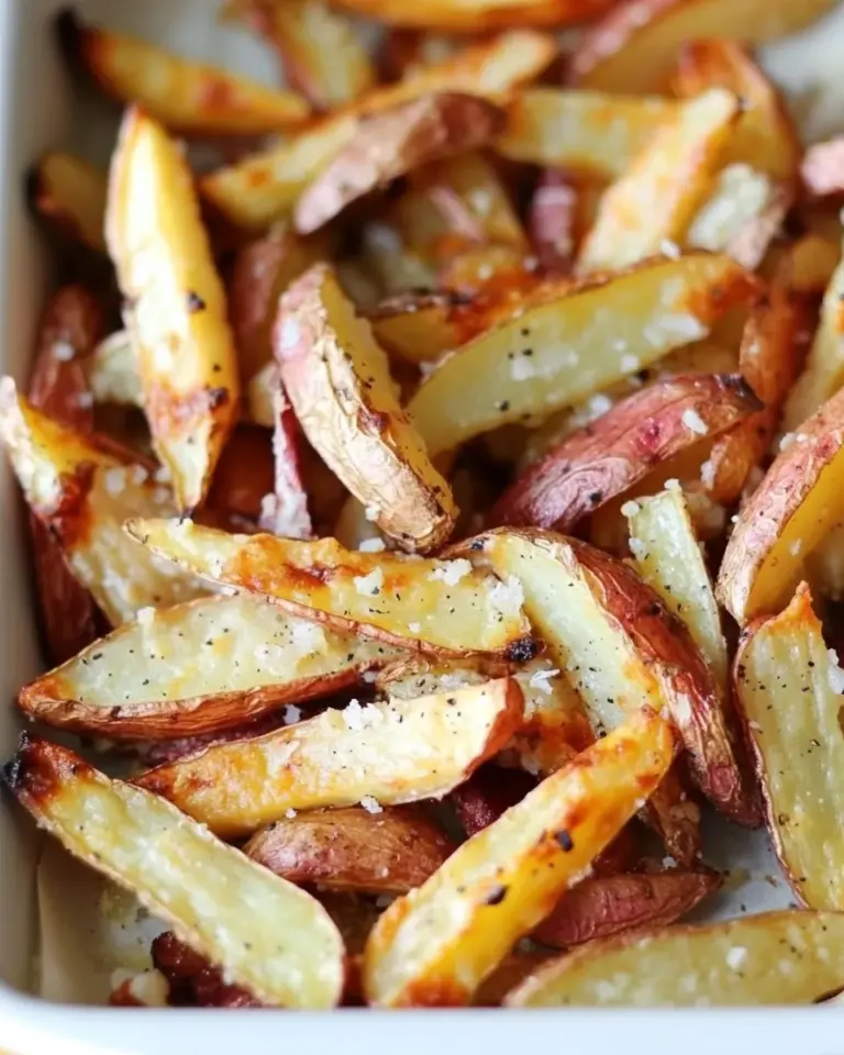 Homemade Baked Red Potato French Fries Recipe photo