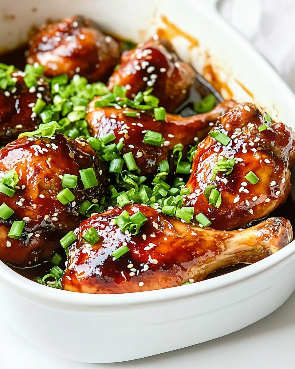 Delicious Baked Teriyaki Chicken Drumsticks image