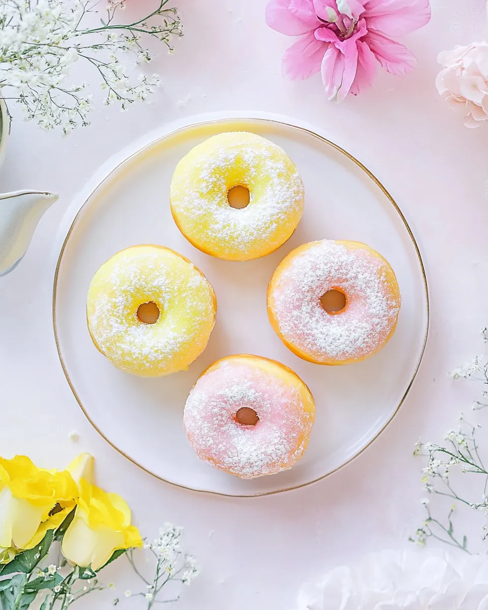 Delicious Baked Vanilla Donuts image