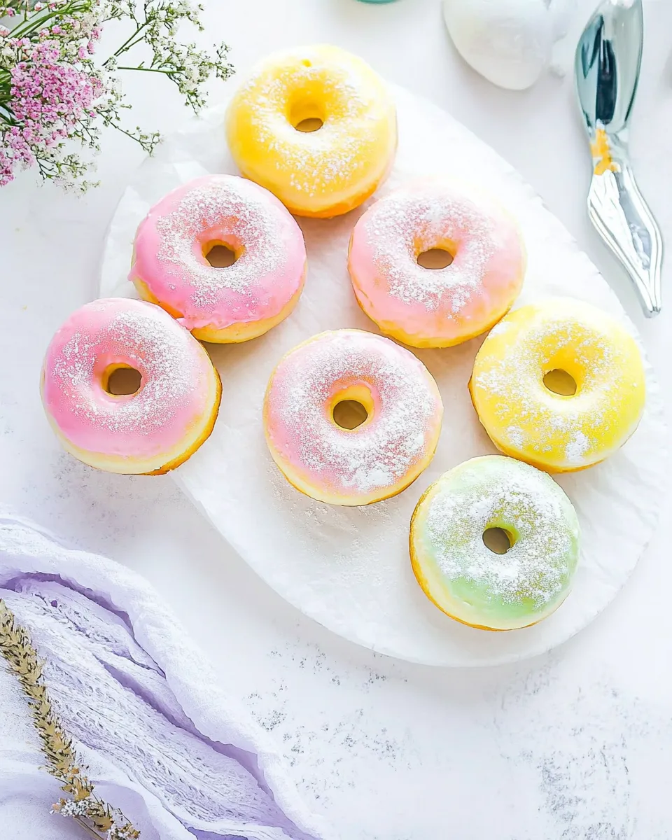 Easy Baked Vanilla Donuts recipe photo