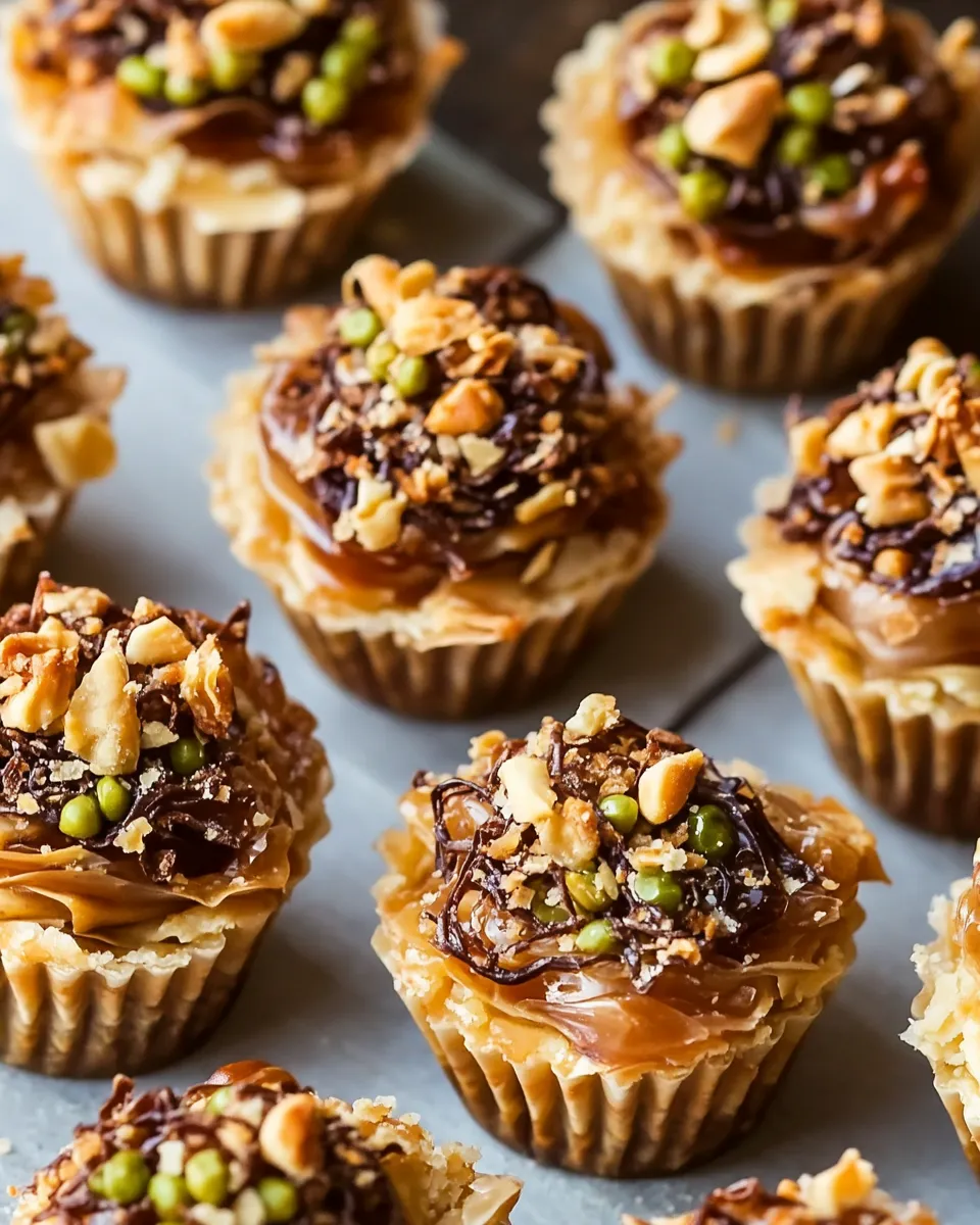 Homemade Baklava Cups Recipe dish photo