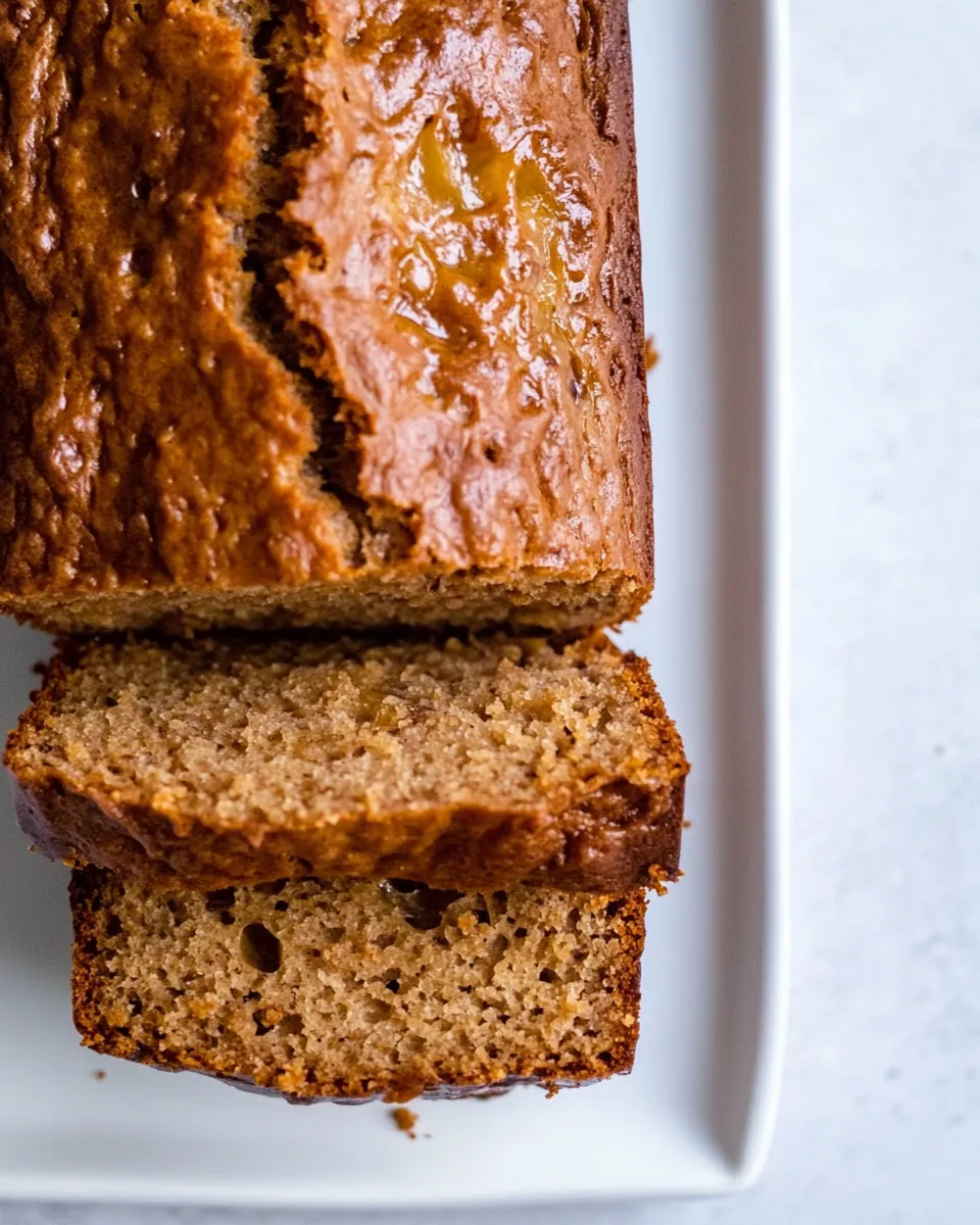 Delicious Banana-Pineapple Bread shot