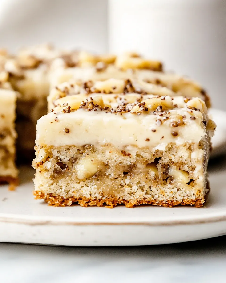 Easy Banana Bread Bars recipe photo