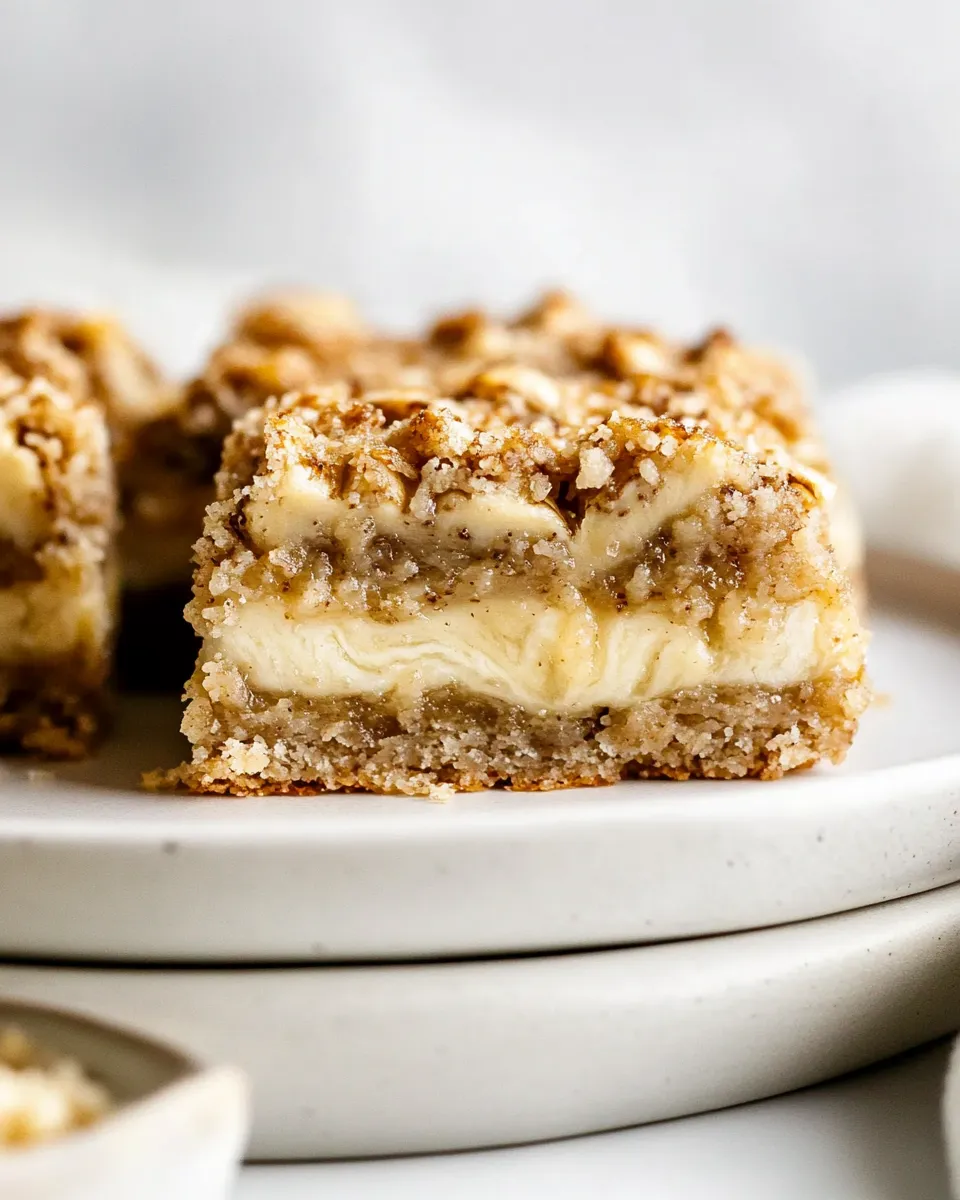 Delicious Banana Bread Bars shot