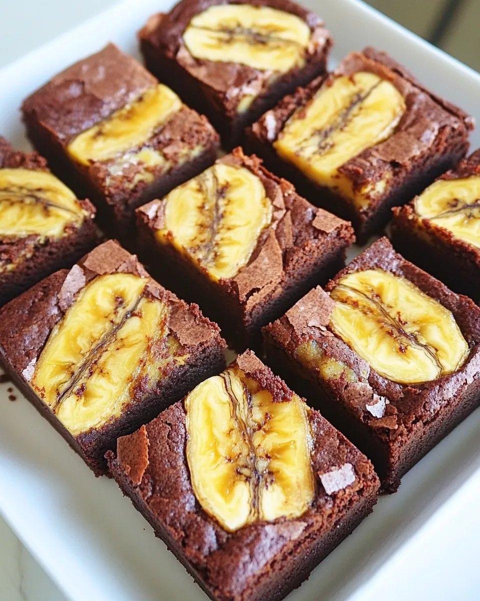 Delicious Banana Brownies image