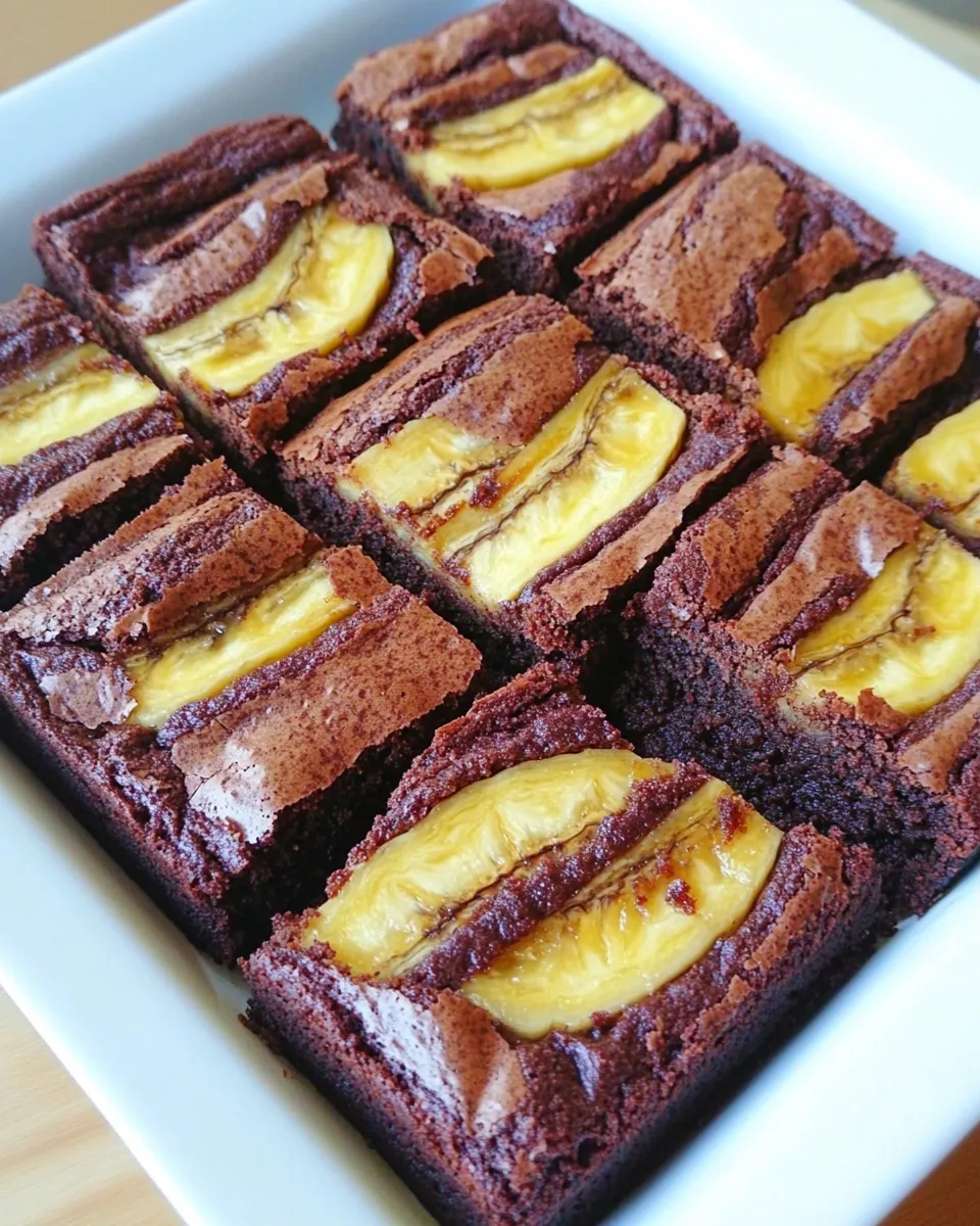 Best Banana Brownies shot