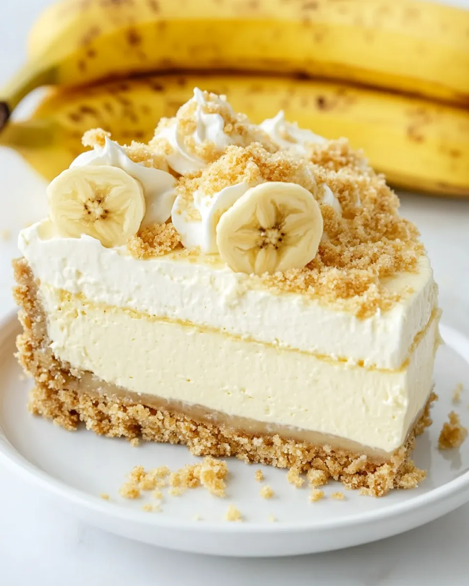 Homemade Banana Cream Cheesecake photo
