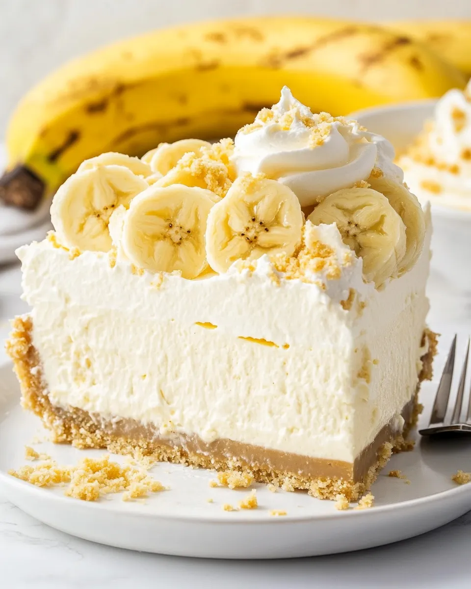 Easy Banana Cream Cheesecake recipe photo