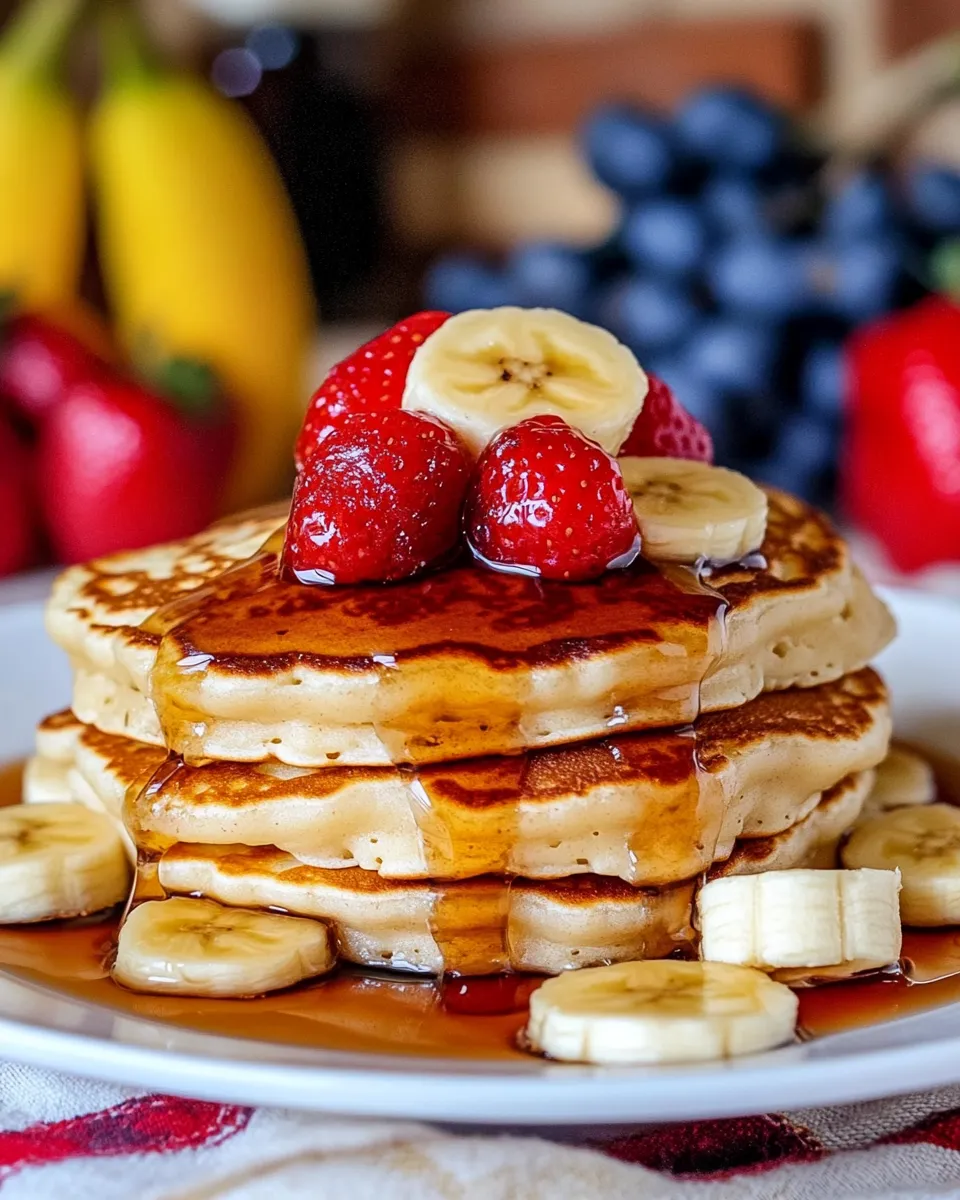 Delicious Banana Pancake Recipe dish photo