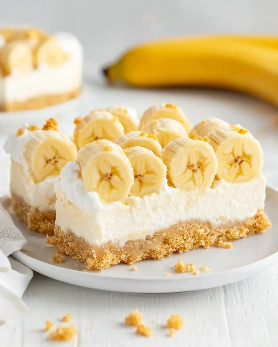 Classic Banana Pudding Cheesecake Bars image