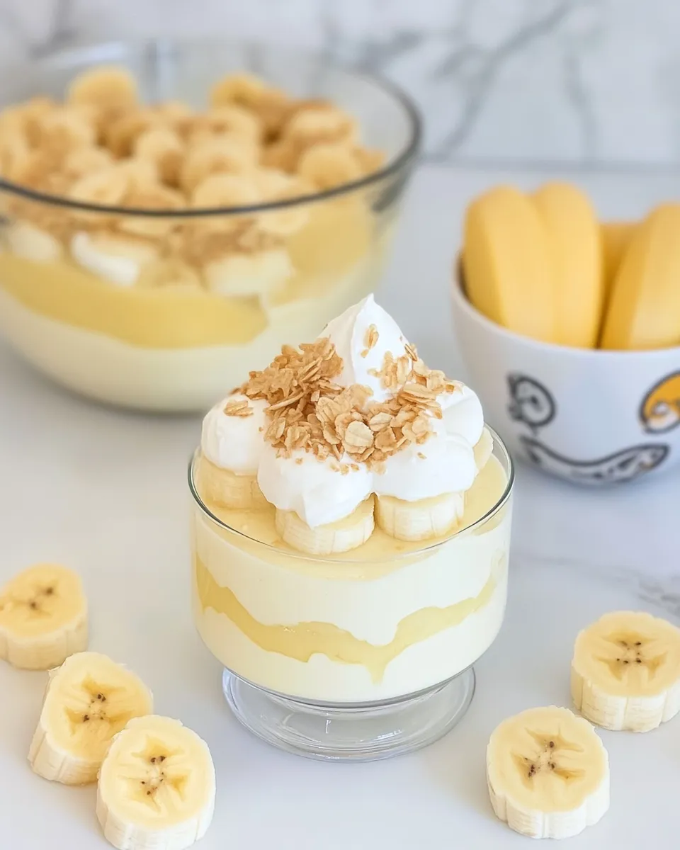 Delicious Banana Pudding from Scratch shot