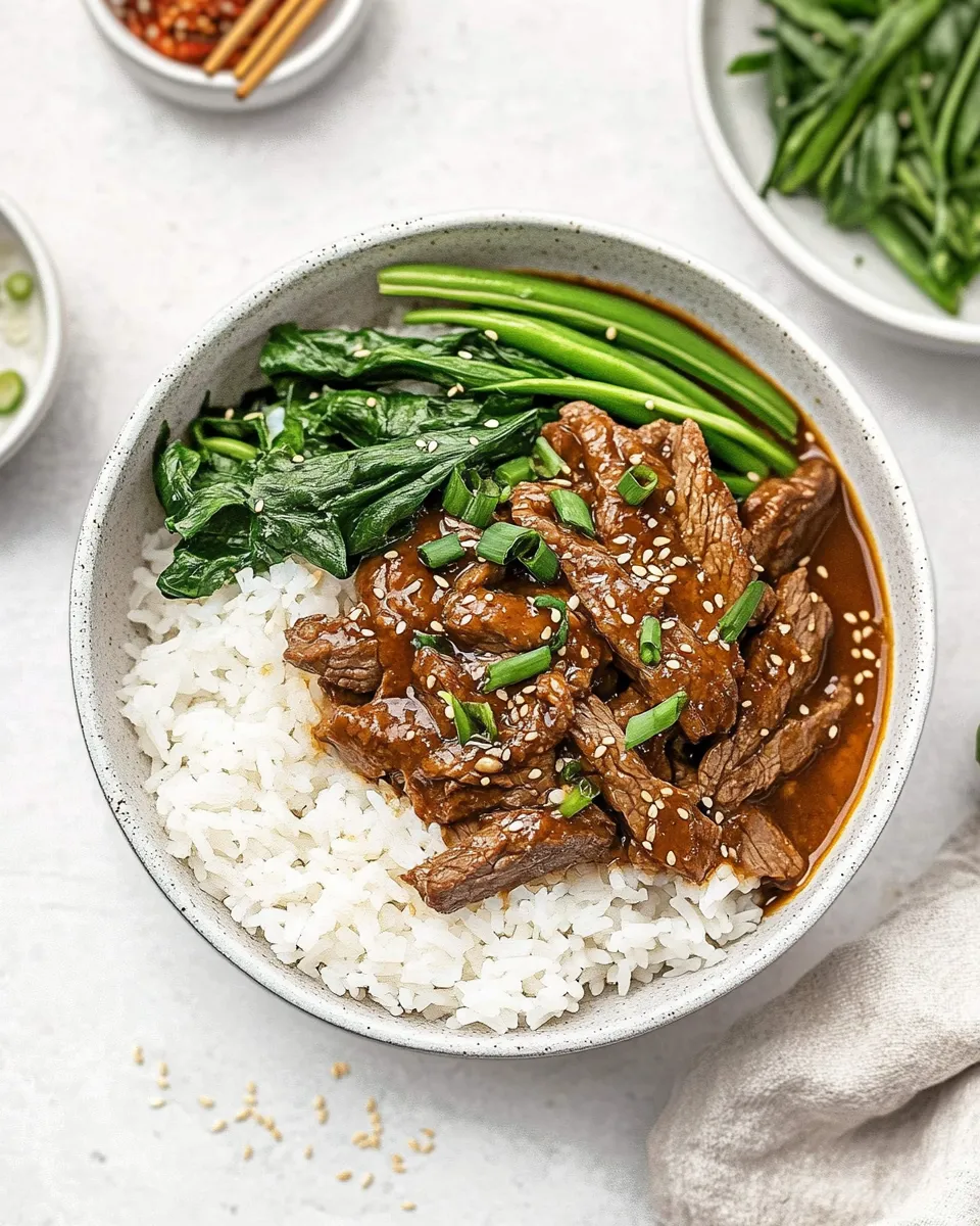 Easy Beef Bulgogi Rice Bowls recipe photo