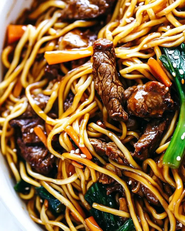 Homemade Beef Chow Mein photo