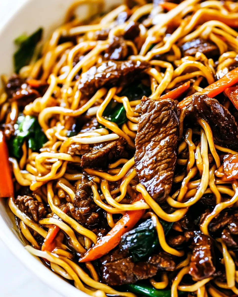 Easy Beef Chow Mein recipe photo