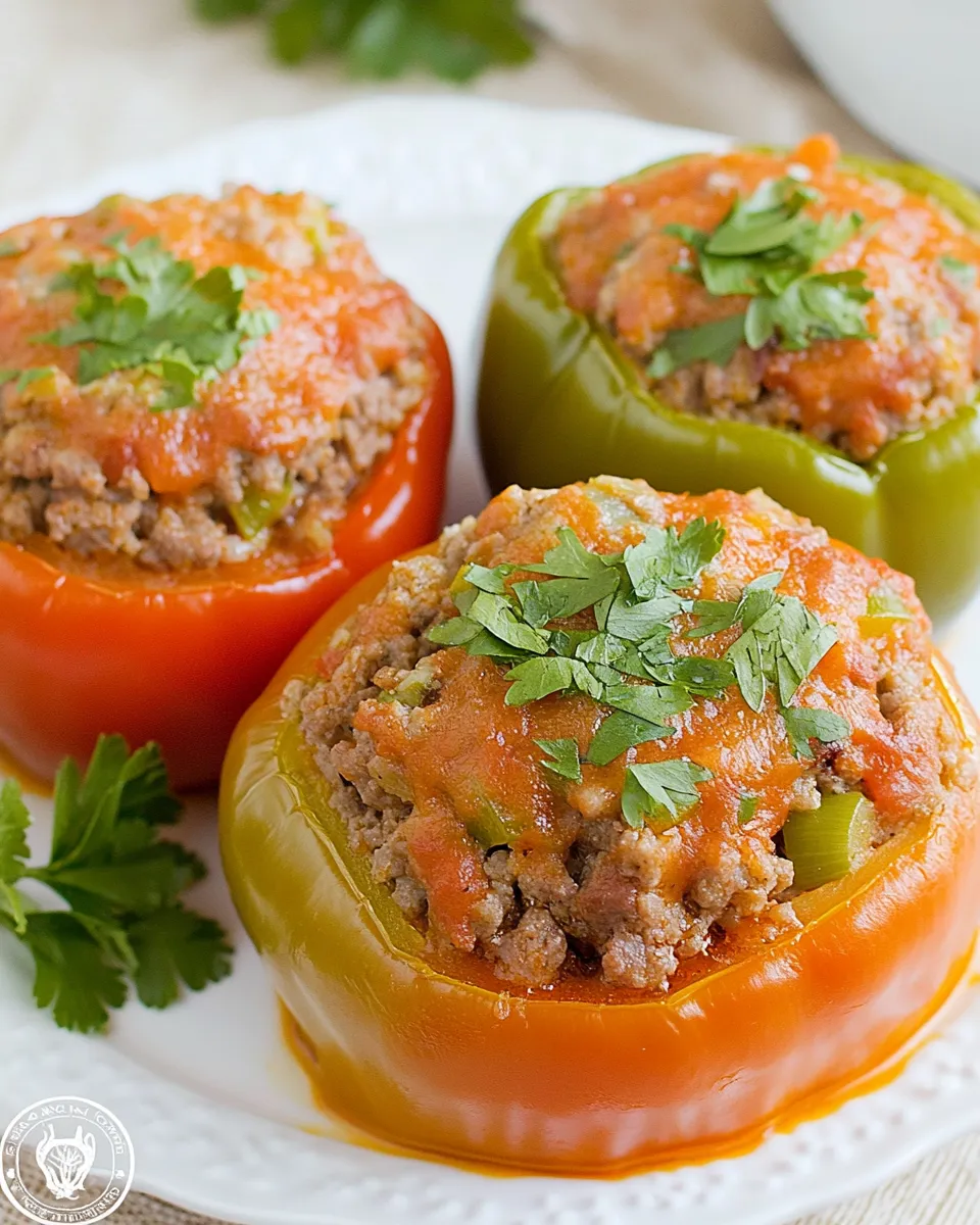 Classic Beef Stuffed Bell Peppers image