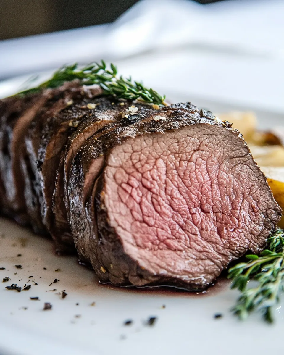 Easy Beef Tenderloin Recipe shot