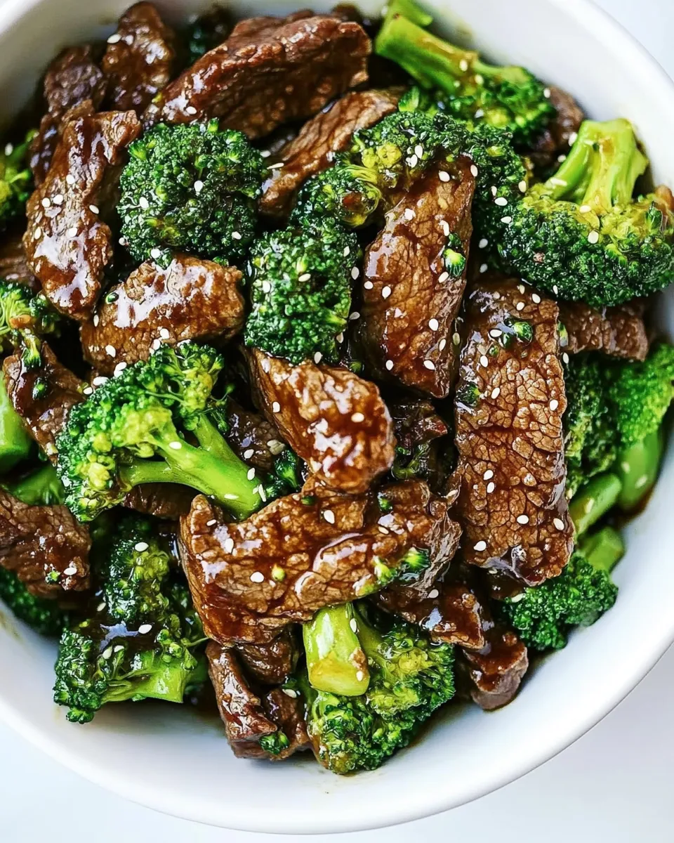 Easy Beef and Broccoli Recipe shot