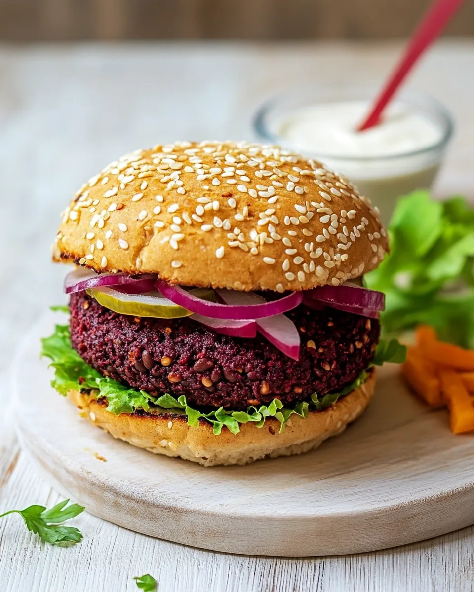 Easy Black Bean Superfood Burgers recipe photo