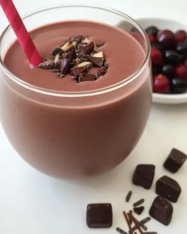 Homemade Black Forest Smoothie photo