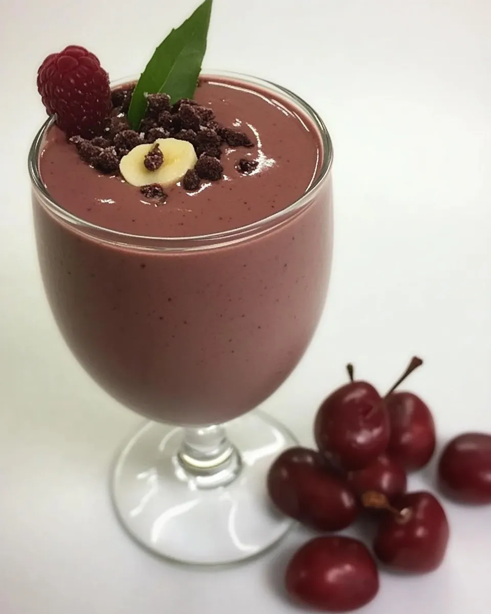 Easy Black Forest Smoothie recipe photo