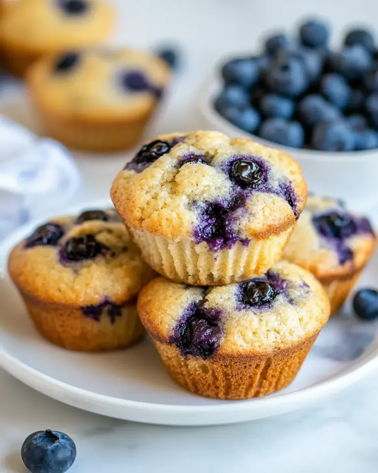 Homemade Blueberry Almond Flour Muffins recipe photo