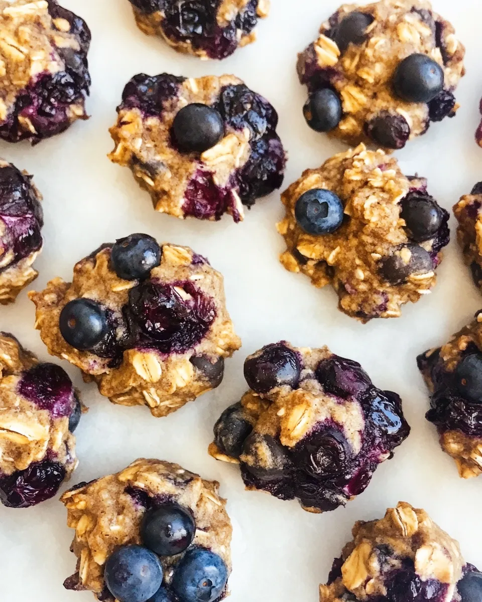 Fresh Blueberry Breakfast Cookies. recipe image