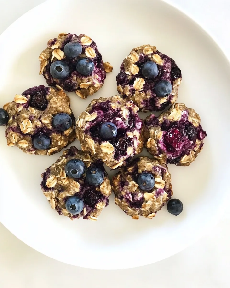 Perfect Blueberry Breakfast Cookies. photo