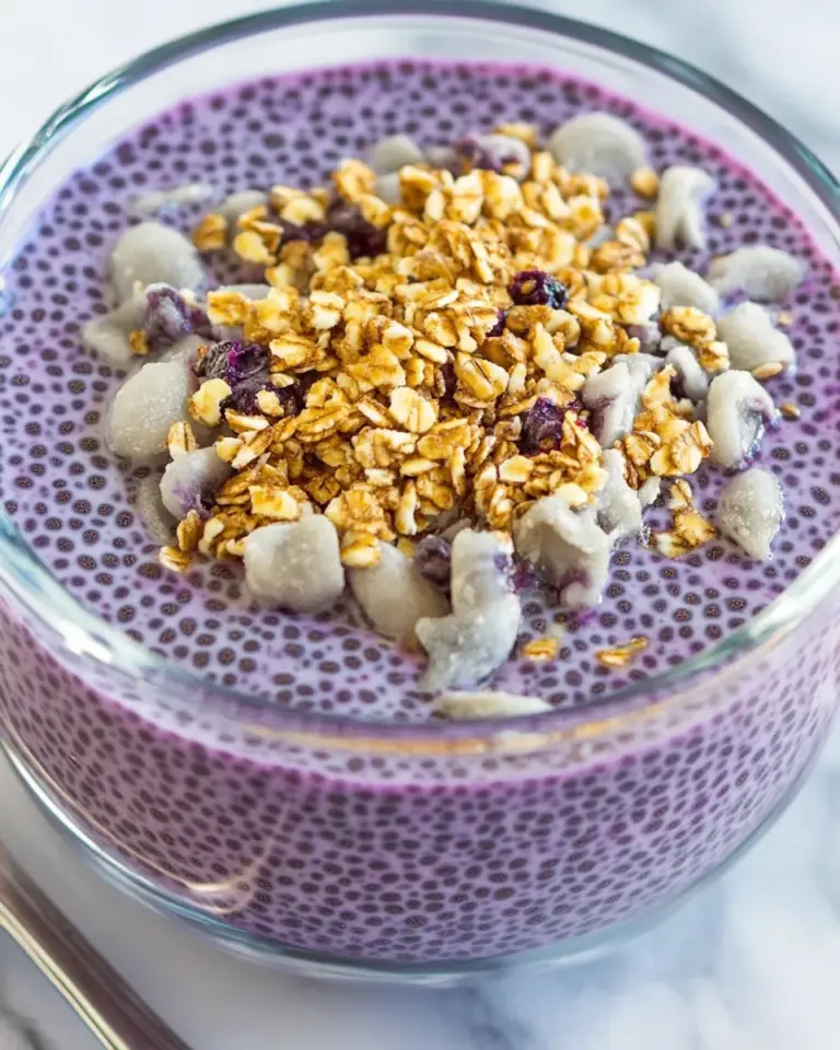 Homemade Blueberry Chia Seed Pudding photo