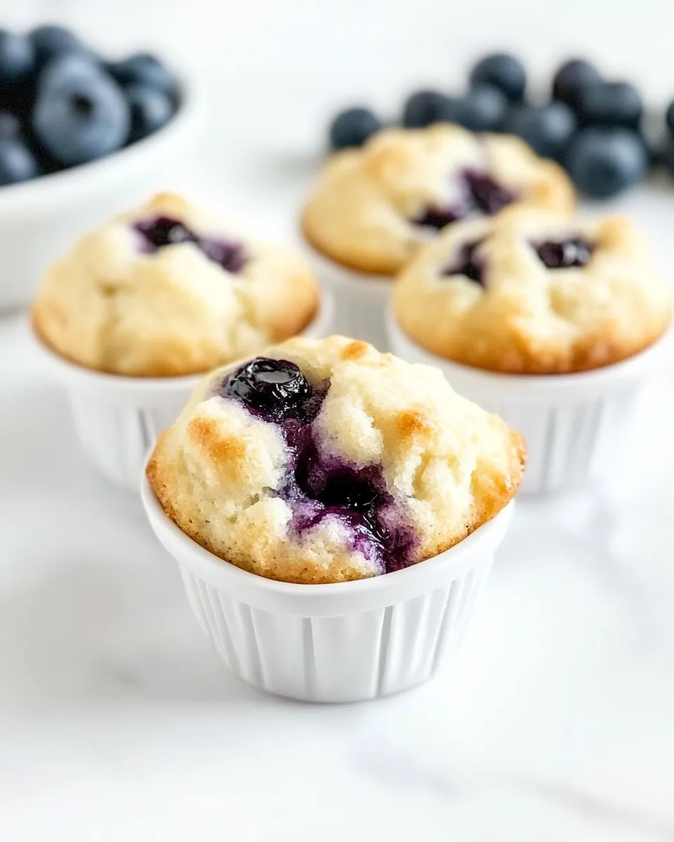 Delicious Blueberry Doughnut Muffins shot