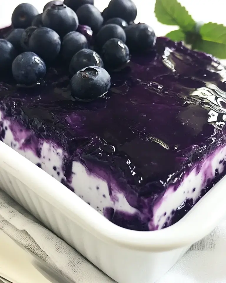 Homemade Blueberry Jello Salad photo
