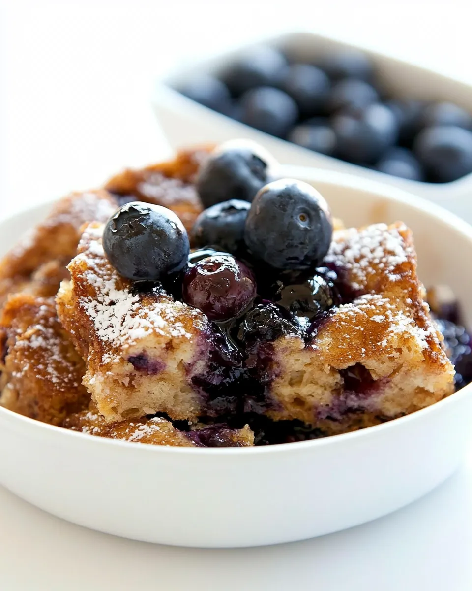 Classic Blueberry Lemon French Toast Casserole recipe photo