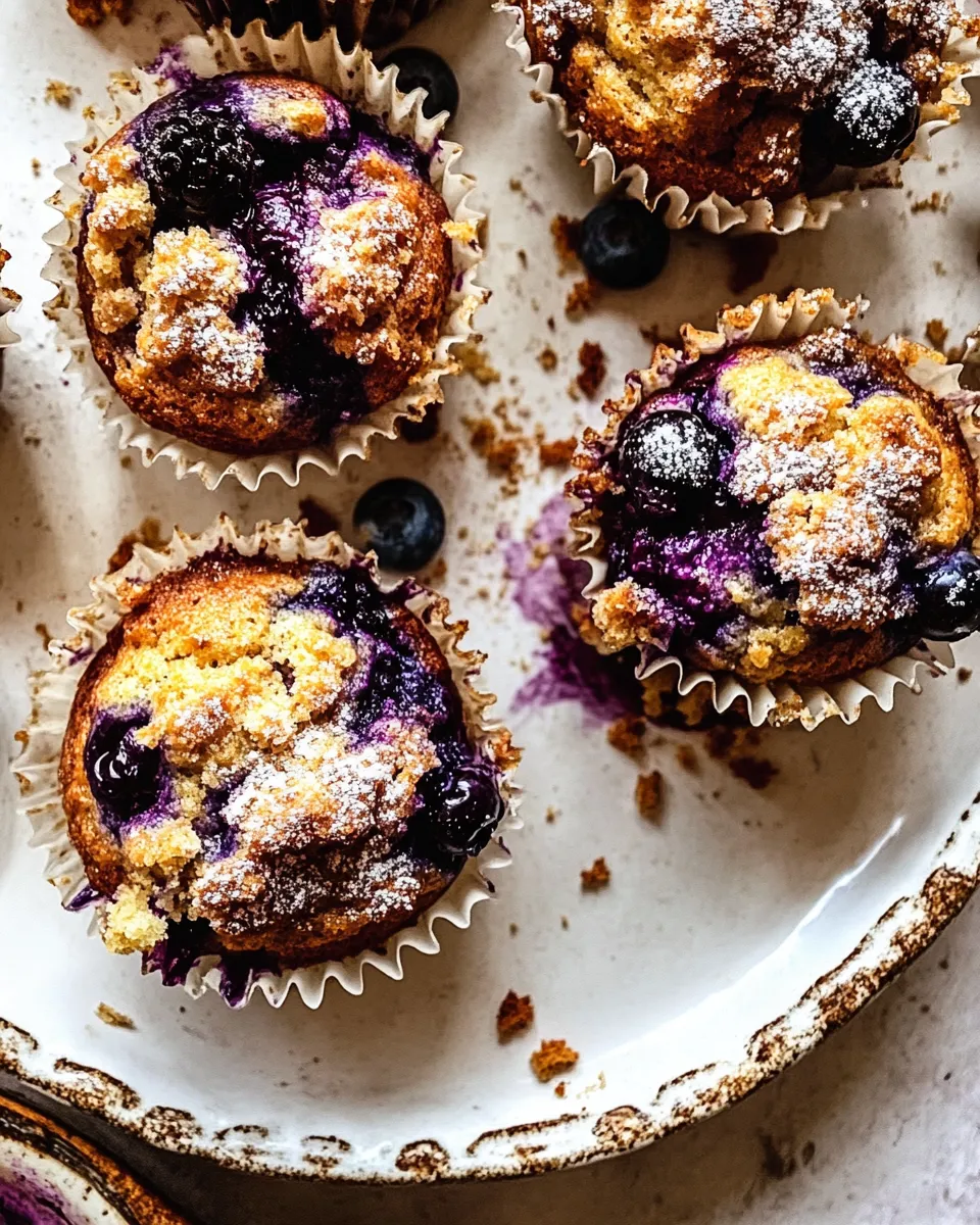 Amazing Blueberry Yogurt Coffee Cake Muffins. picture