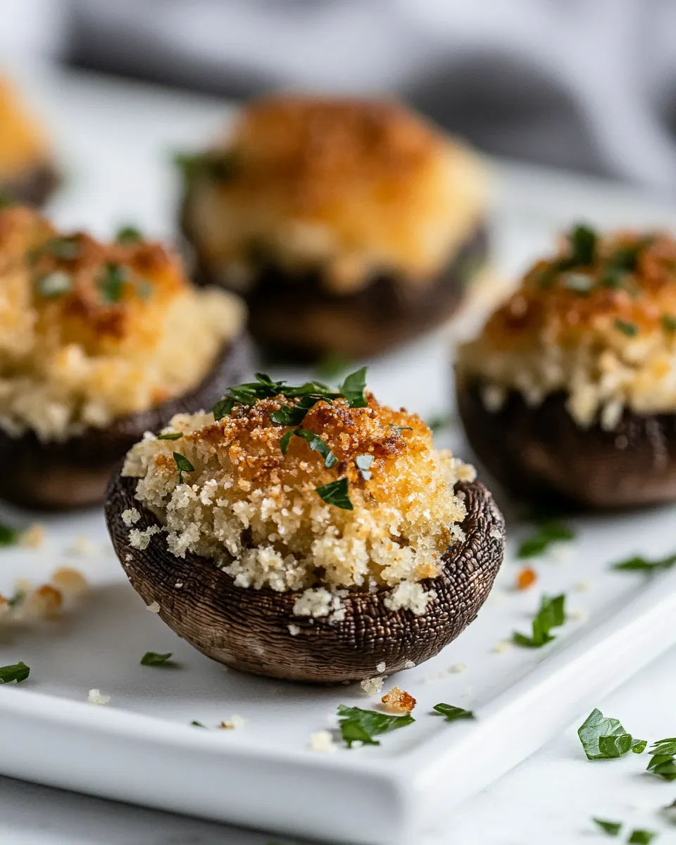 Homemade Boursin Stuffed Mushrooms photo