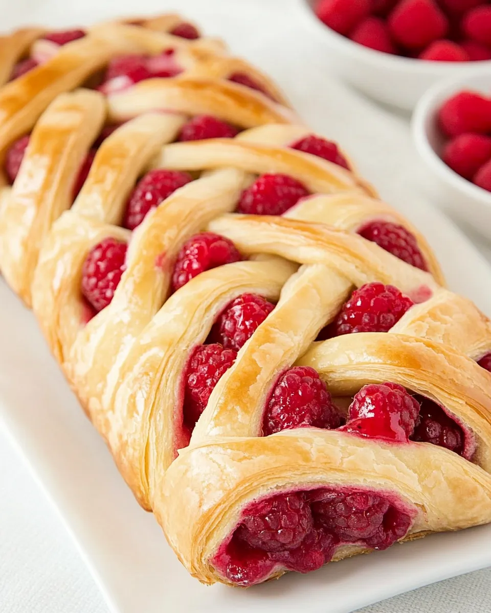 Classic Braided Raspberry Danish image