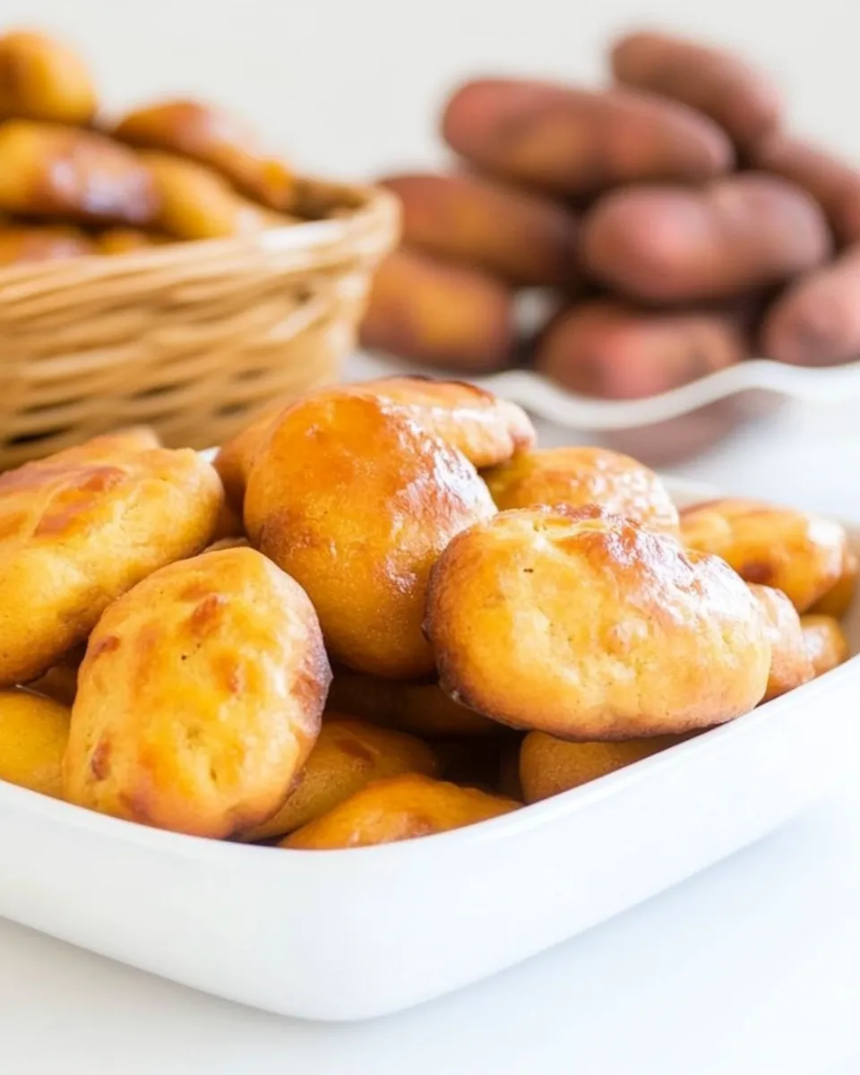 Classic Broas Castelares (Portuguese Sweet Potato Cookies) image