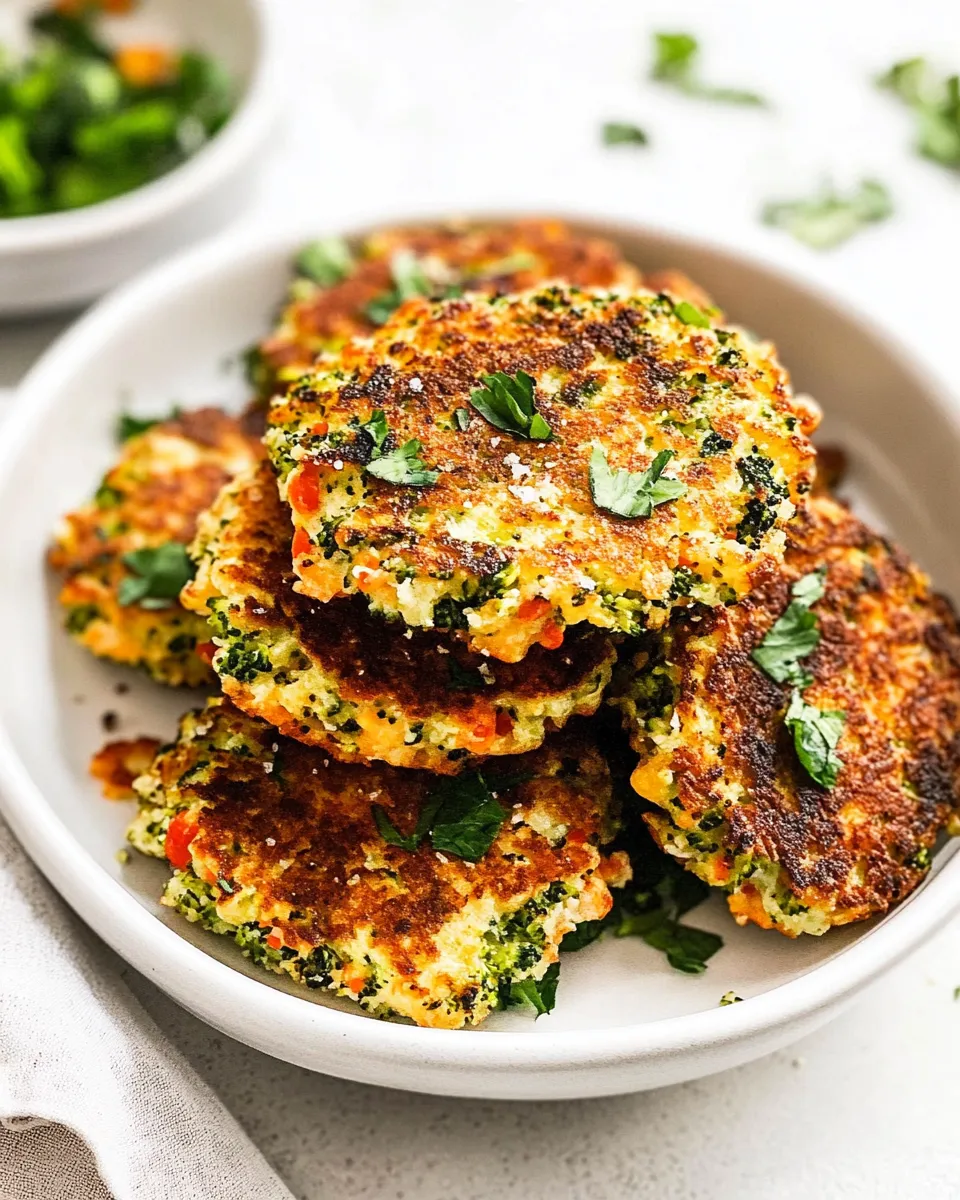 Classic Broccoli Cheddar Fritters image