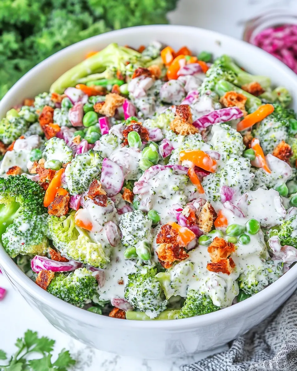 Delicious Broccoli Salad Recipe shot