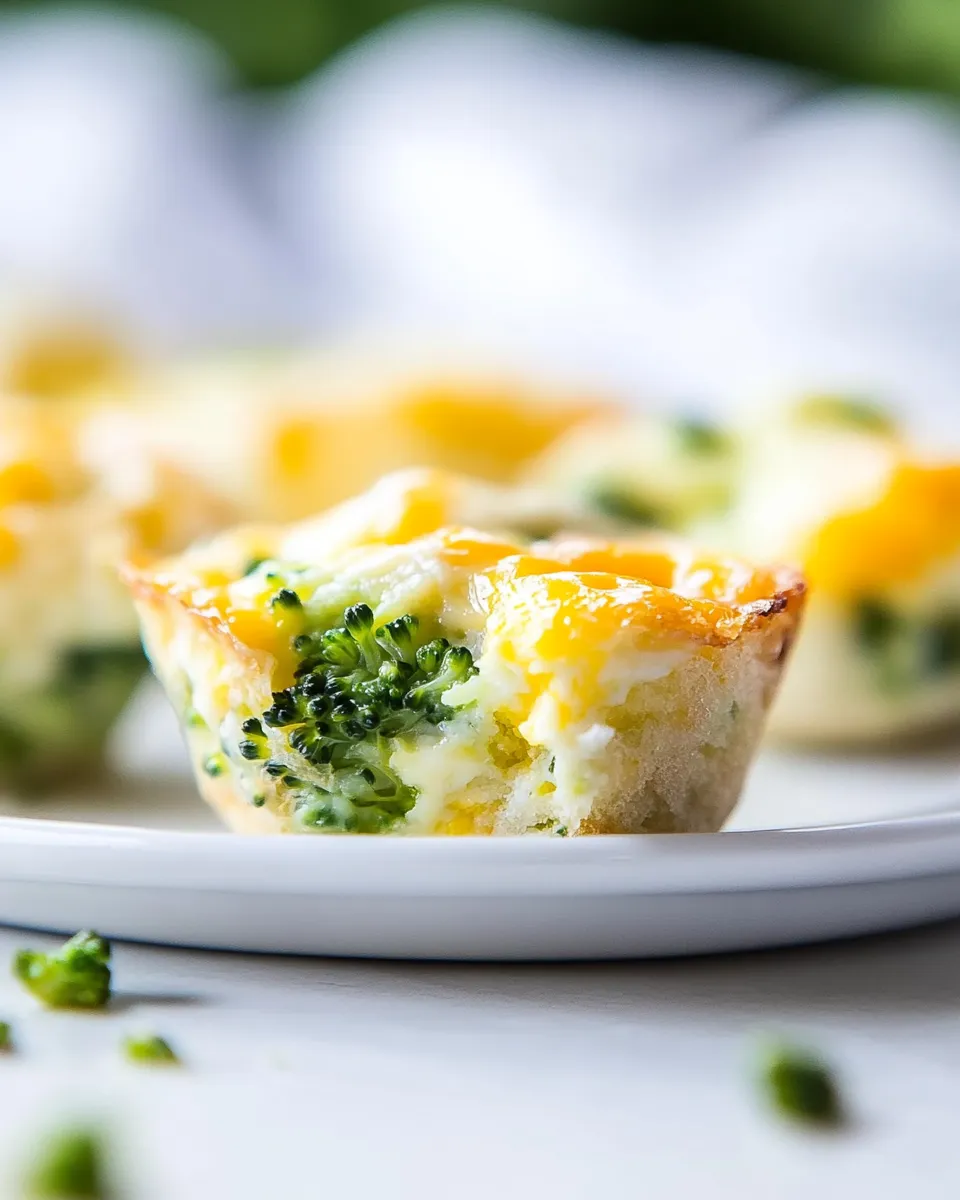 Homemade Broccoli and Cheese Egg Muffins photo