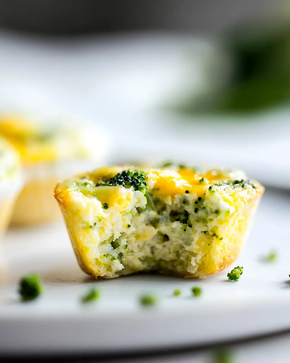 Healthy Broccoli and Cheese Egg Muffins dish photo