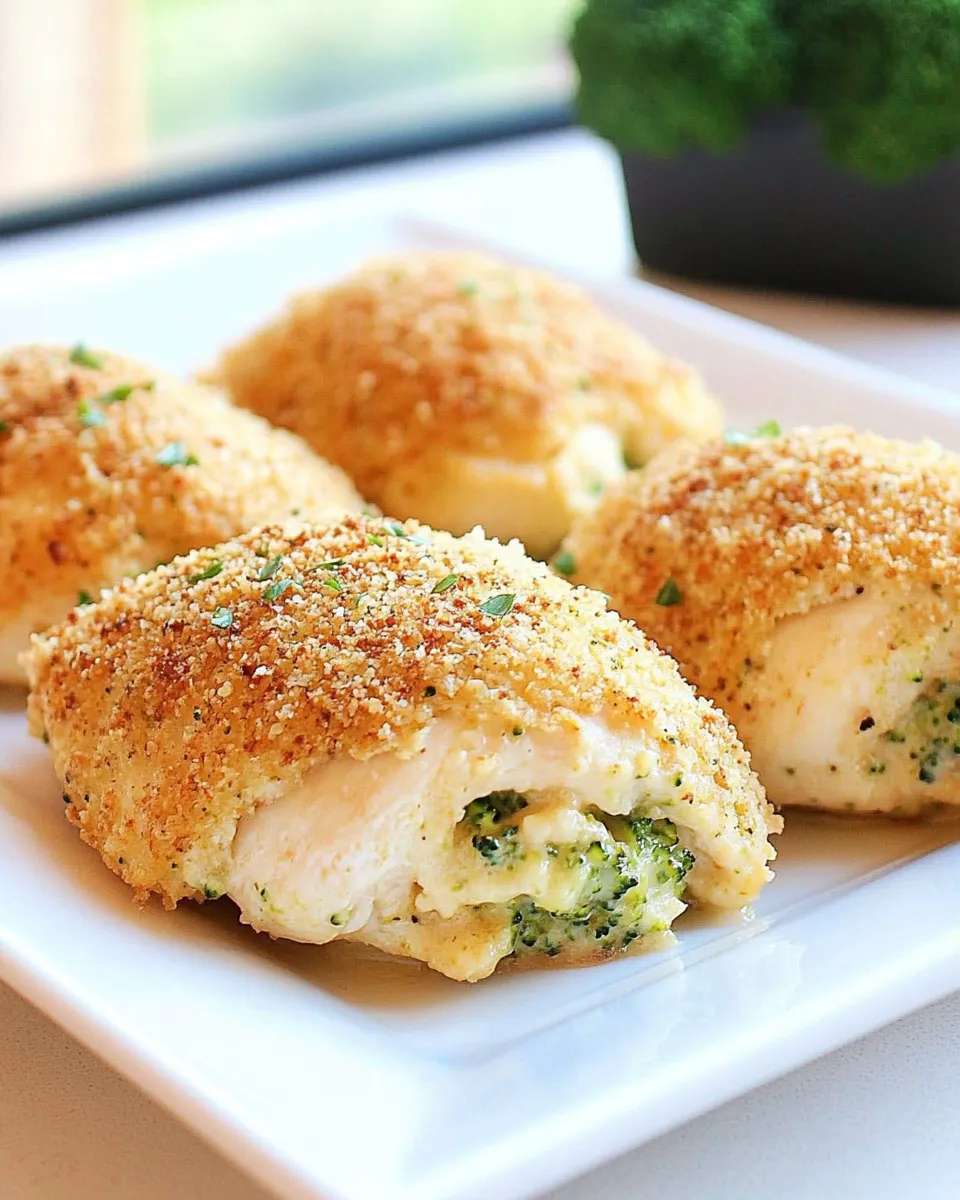 Easy Broccoli and Cheese Stuffed Chicken photo