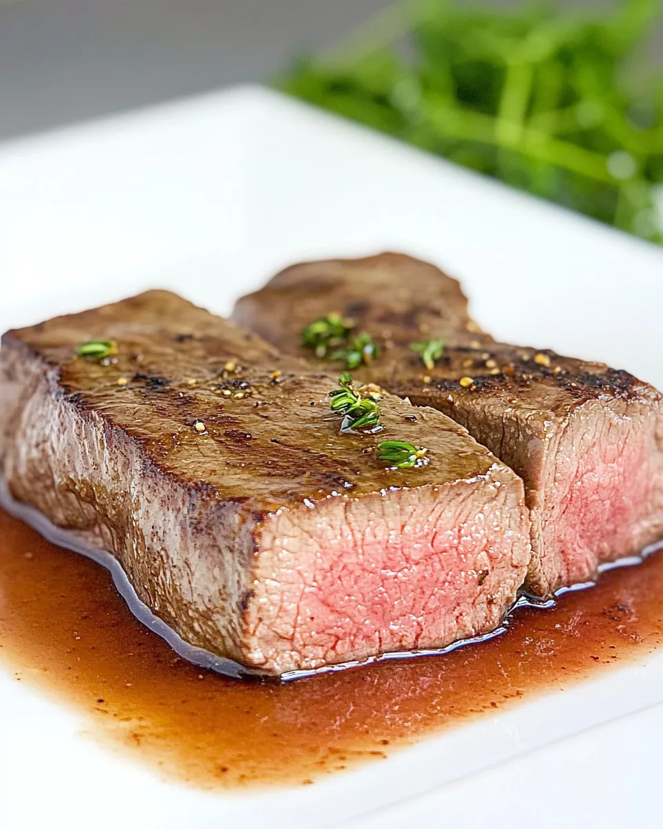 Delicious Broiled Sirloin shot