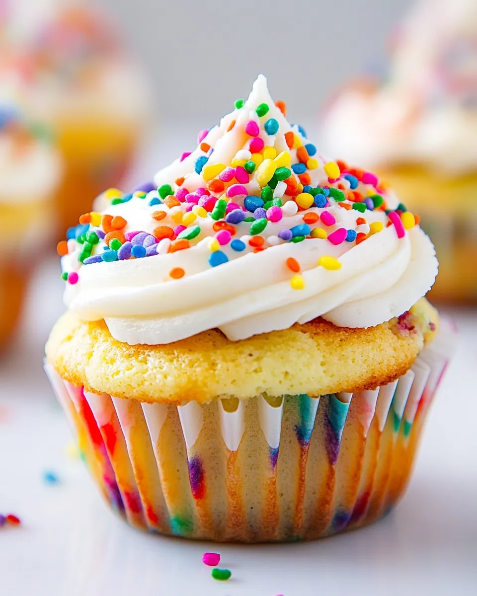 Delicious Brown Butter Funfetti Cupcakes recipe image