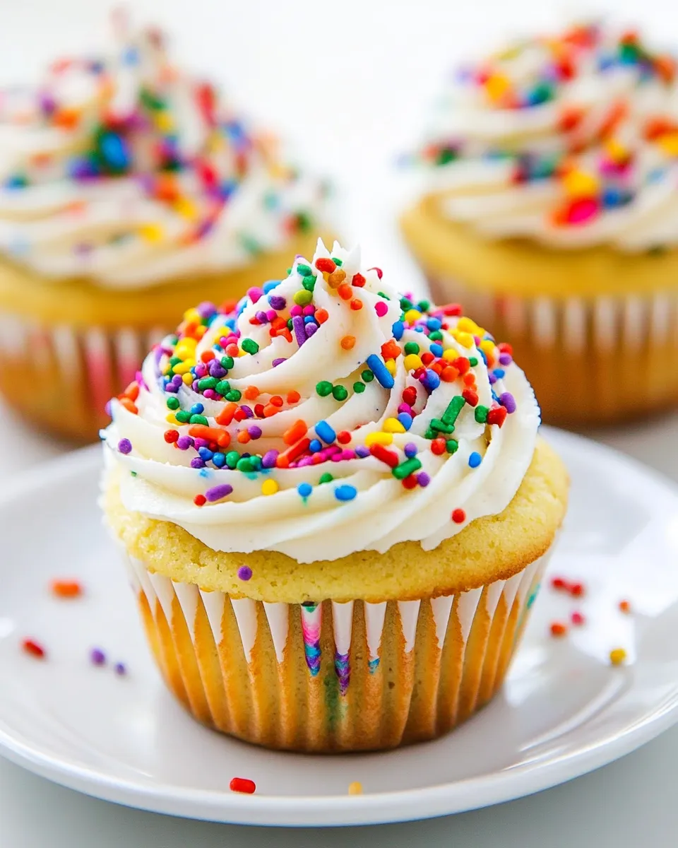 Tasty Brown Butter Funfetti Cupcakes dish photo