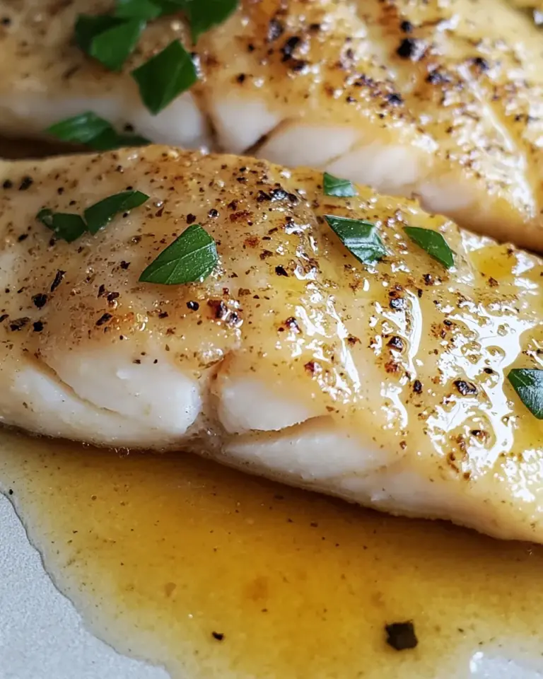 Simple Brown Butter Tilapia with Toasted Basil Butter Breadcrumbs. photo