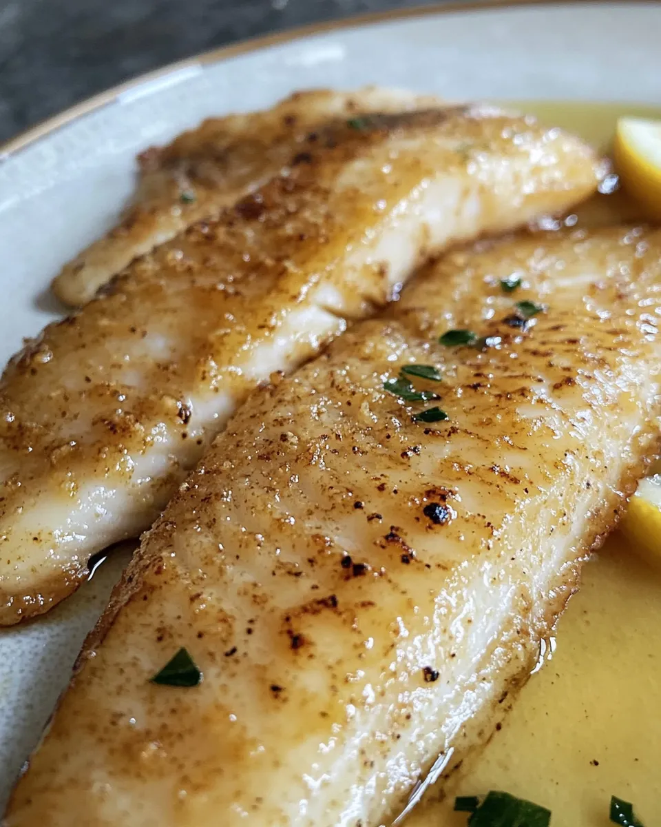 Best Brown Butter Tilapia with Toasted Basil Butter Breadcrumbs. recipe photo