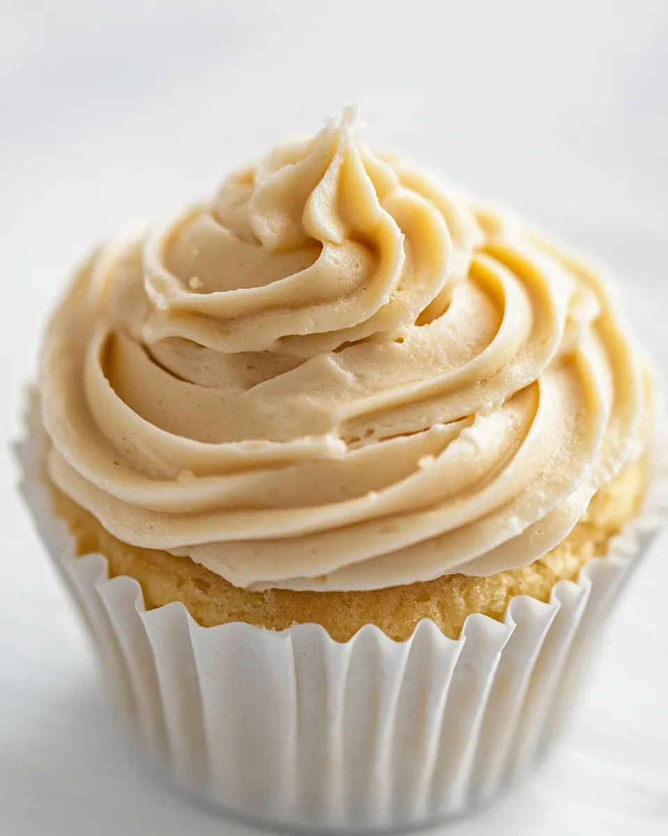 Delicious Brown Sugar Frosting shot