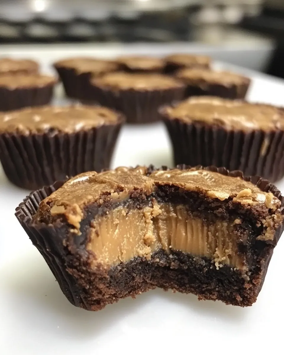 Quick Brownie Peanut Butter Cup Surprises dish photo