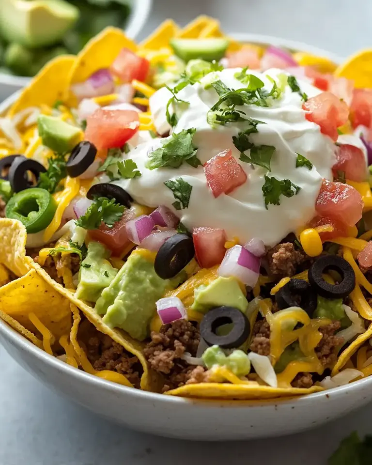 Easy Bubbly Taco Salad Bowl Recipe photo